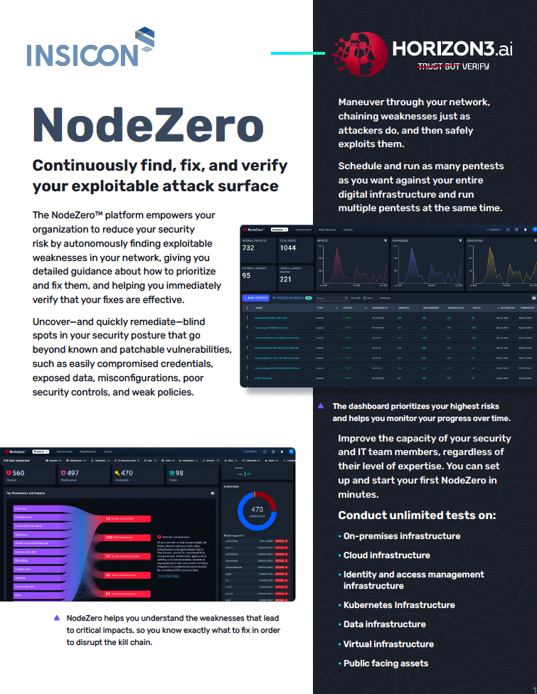 NodeZero Fact Sheet