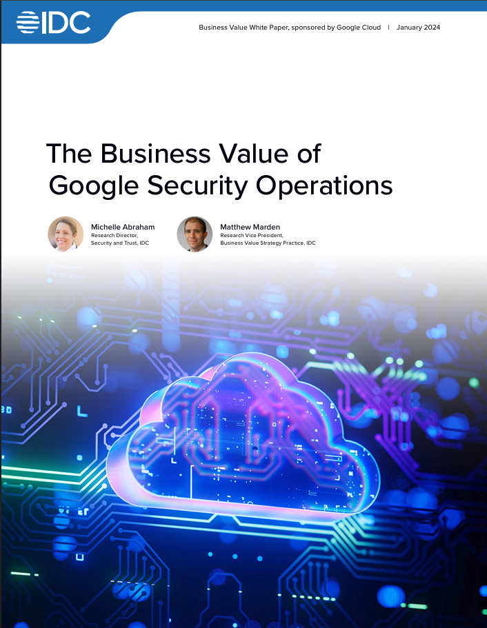 IDC Google SecOps Business Value