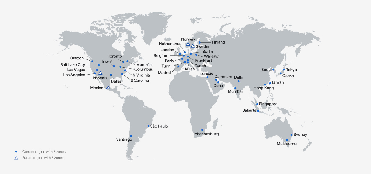 google-cloud-regions